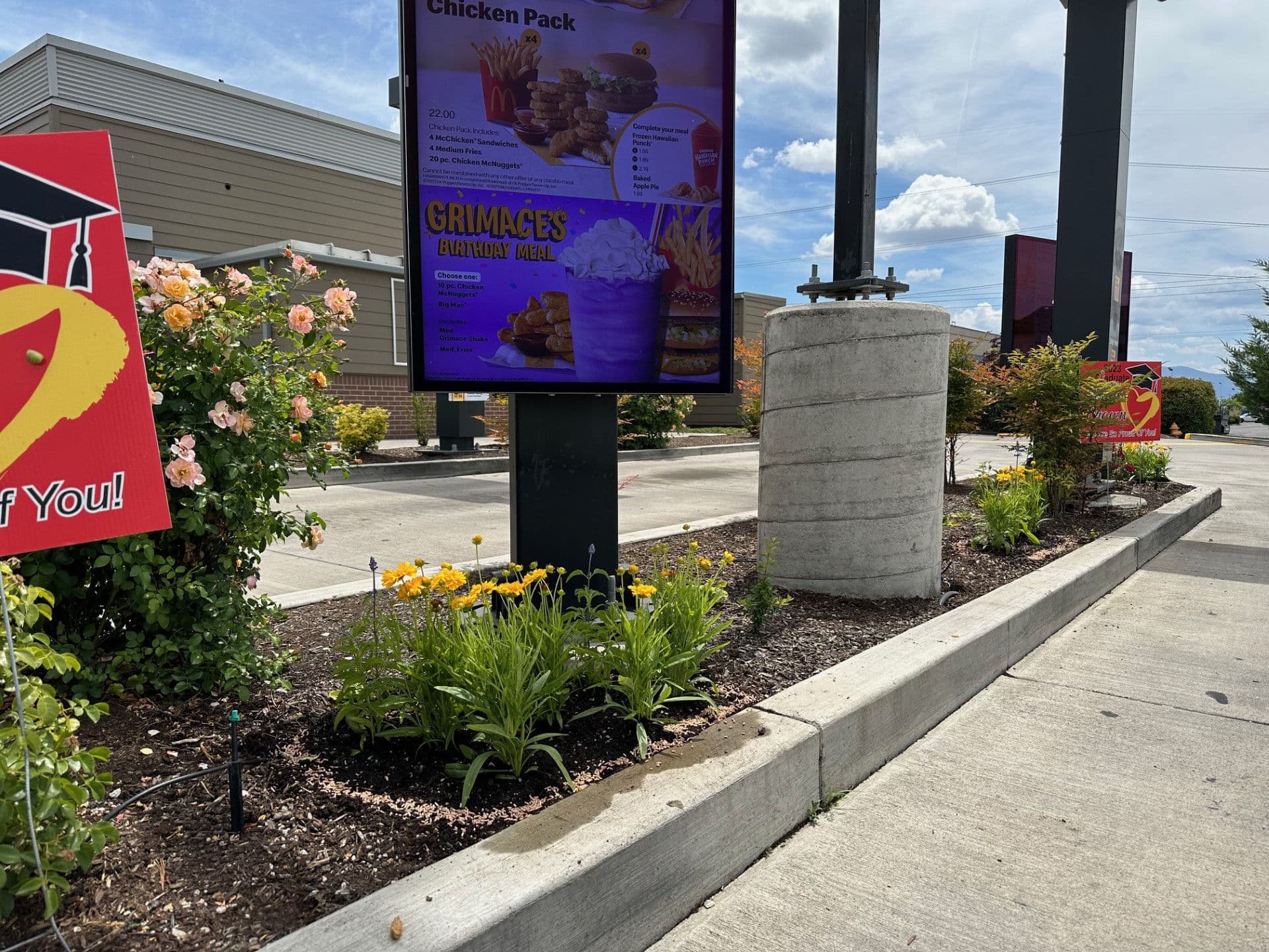 Medford OR Drive-Thru Flower Bed Revitalization